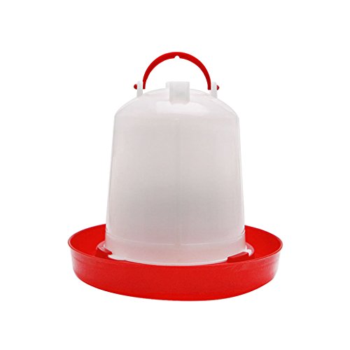 2.5L Küken Feeder Waterer Auto Geflügel Tränke Feeder Hängende Geflügel Wasserbehälter Für Haushalt Kleine Vögel Trinknippel Trinkbecher Bewässerung Für Vogelkäfige Vogeltränke Hühnertränke
