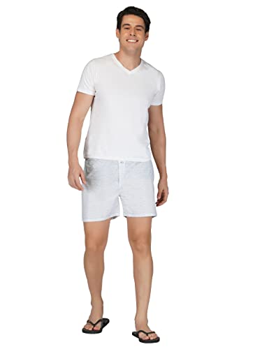 Image of Longies Men's Cotton Printed Regular Boxer Shorts
