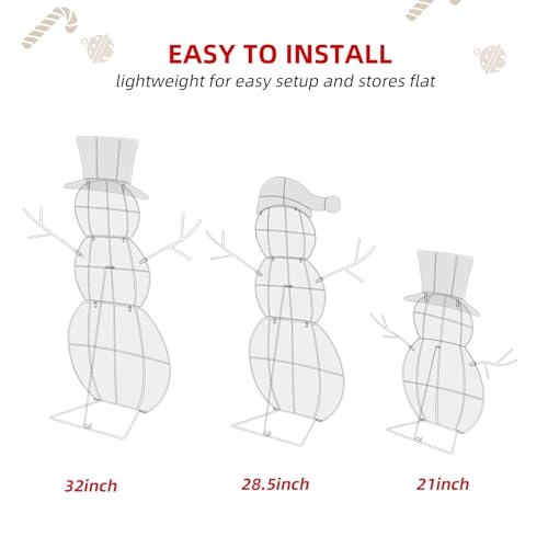 Snowman Family Outdoor Decoration product image