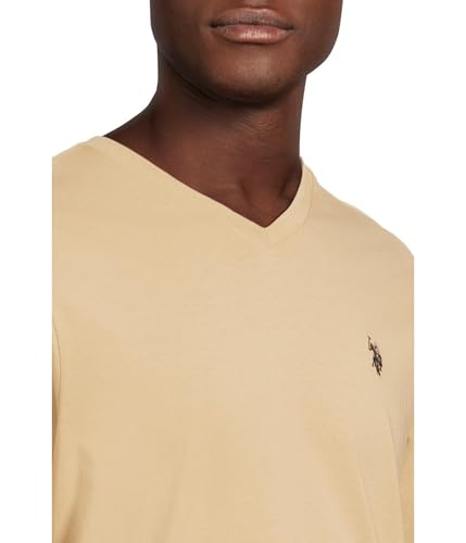Image of U.S. Polo Assn. Men's Solid V‑Neck T-Shirt