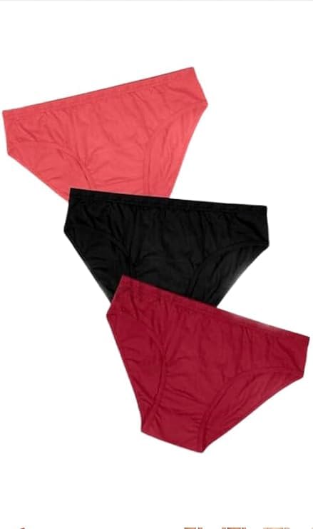 louryn koulyn Women's Cotton Bikini Panties,Soft Underwear, Girls foe Everyday Pantys Confortable Pantys 3-Pack,-picture-34