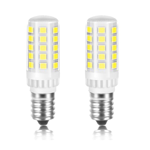 Karyoosi Ampoule LED E14 4W 500LM, Blanc Froid 6000K, 4W Remplace les Ampoules Halogènes de 40W, Éclairage LED pour Hotte de Cuisine, Machine à Coudre,...