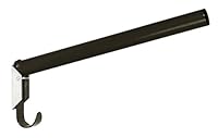 Kerbl Sattelhalter, Sattelaufbewahrung, mit Trensenhalter, schwarz, Metall lackiert, 44cm, Reiter, Reiterin, klappbar, zum Anschrauben
