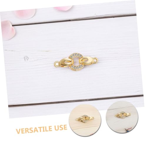 Fermoirs à rabat zircon pour bracelets éviter les pertes de bijoux faits main