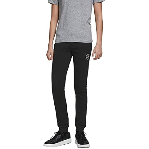 Jack & Jones JJIGORDON JJSHARK Sweat Pants AT Noos JR Pantalones Deportivos, Negro, 176 para Niños thumbnail