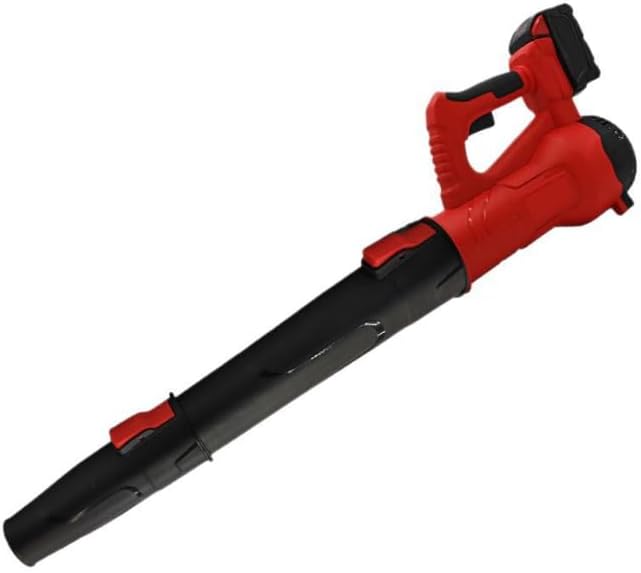 Leaf Blower Cordless Compatible with Milwaukee M18 Battery (Tool Only) 6-Speed Brushless Handheld Blower for Patio, Yard, Leaves & Snow – Black/Red