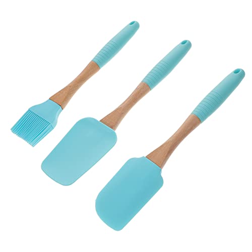 LIGIGWASH 1juego Espátulas De Silicona Antiadherente y Utensilios De Cocina Para Hornear y Decorar Pasteles Incluye Brocha De Para Postres y Mezclas