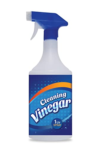 WATER CLINIC White Vinegar Spray Bottle | Cleaning Vinegar for Household Surface Cleaning/Ceramic, Glass Stainless Steel/Vegetables & fruits/Lime Scale Remover/Odor Removal/Dishwasher (1L)
