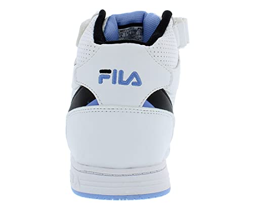 Fila BBN 92 Mid Strap Boys Shoes Size 6, Color: White/Blue/Black4