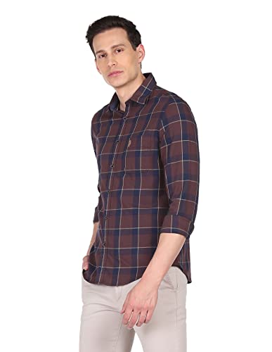 Image of U.S. Polo ASSN. Men's Cotton Slim Fit Shirt