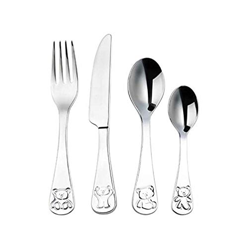Viners Bertie 4-Piece Kids Cutlery Set Giftbox