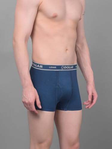 Image of Dollar Lehar Mens Combed Cotton Trunk - Actual Colour May Vary