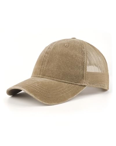 Casquette de course running XXL kaki Zylioo chapeau été aéré grand