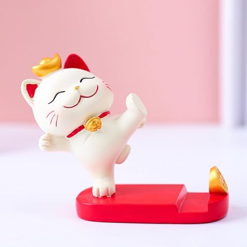 Support de téléphone en forme de chat pour éviter les chutes sur table