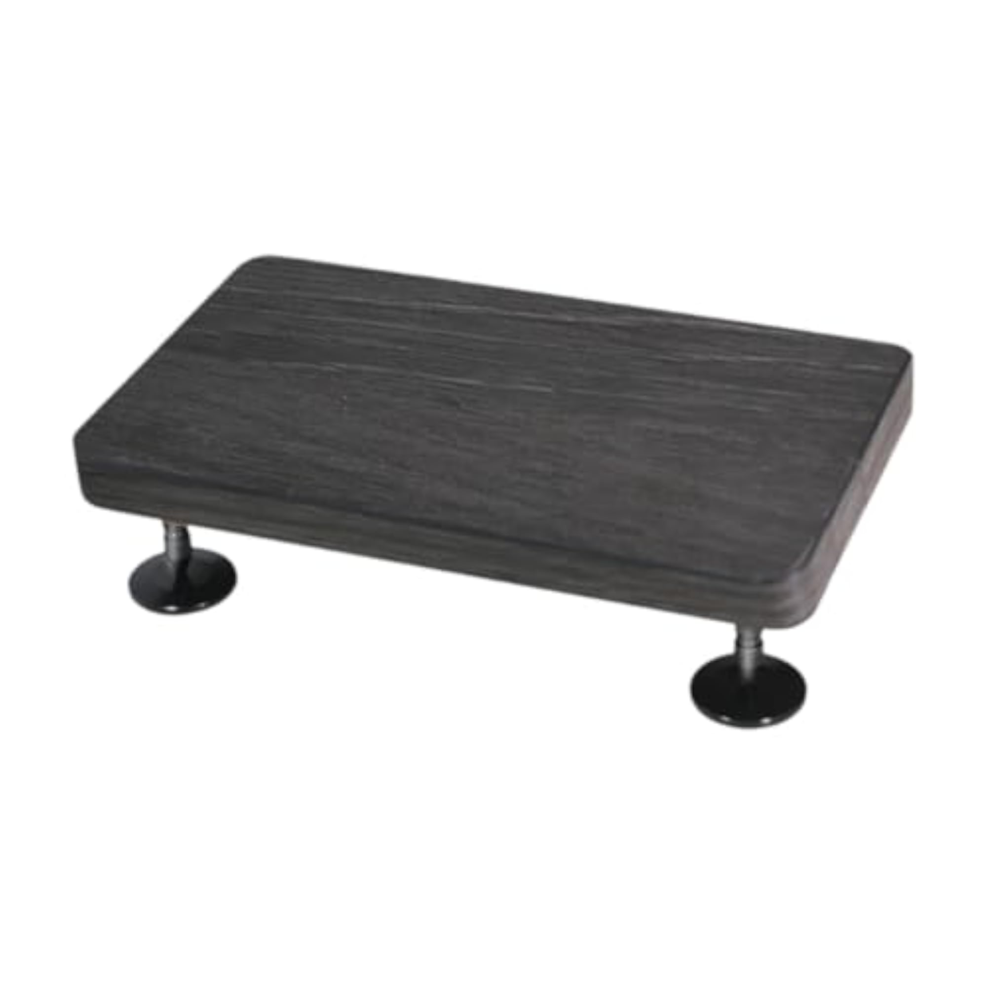 Wood Desktop Speaker Stand for Music Studio Speakers, Black
