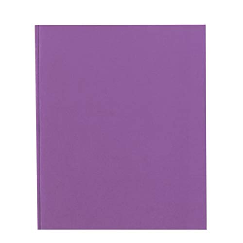 Office Depot Brand 2-Pocket Paper Folder with Prongs, Letter Size, Purple