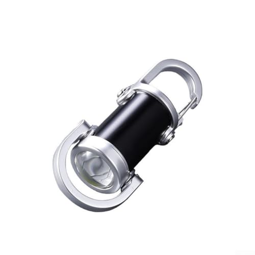 Versátil mini linterna llavero USB recargable impermeable linterna LED con función de carga de teléfono, múltiples modos para camping, senderismo, búsqueda y caminata