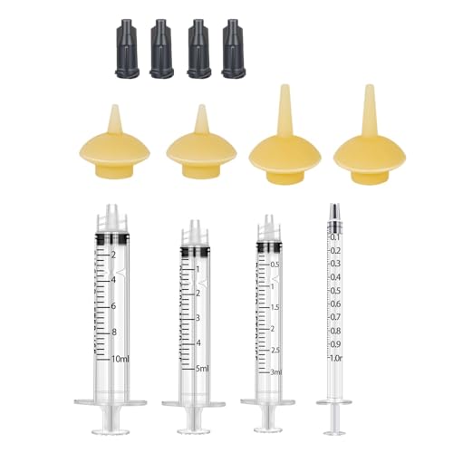 シリンジ 乳首 5本セットペット 投薬器 シリンジ 乳首介護補助 計量用 目盛り付き 犬 猫 小動物 薬 流動食 栄養補給 犬 猫 小動物 ペット 1ml 3ml 5ml 10ml