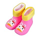 [ＬＳＤＺＷ] レインシューズ ショート 雨靴キッズ 子ども 長靴 防水 シンプル かわいい 15cm 無地 ブラック 男の子 女の子 ノンスリップ 完全防水 スニーカー レインシューズ 軽量 ピンク裏起毛 快適 歩きやすい ラバーブーツ 梅雨対策 アウトドア 通園