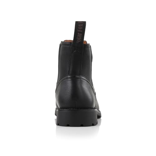 Image of Polar Fox Men's Classic High-Top Chelsea Boot | Stylish Slip-On Ankle Boot for Dress, Casual & Formal Wear