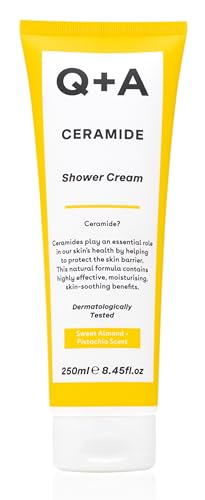Q+A Ceramide Shower Cream, provides a gentle cleanse, deeply nourishing the skin with a rich and creamy formula of Squalane