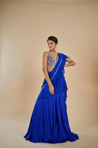 Ropa de fiesta para mujer Indian 11368 estilo Drep corte estilizado 2