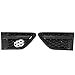 TOPIZONE 3pc Front Bumper Grille+Air Side Vents Set Compatible with Land Rover Range Rover Sport 2010 2011 2012 2013 Gloss Black