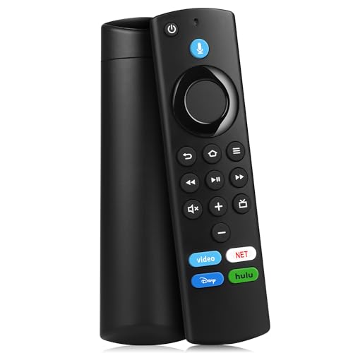 Replacement Firestick Remote Control Compatible with Fire Smart TV Stick Lite/Stick 4K/Smart TV 3rd Gen/TV Cube(2nd Gen/1st Gen/3rd Gen)/TVs Stick(2nd Gen/3rd Gen) with Voice Controller