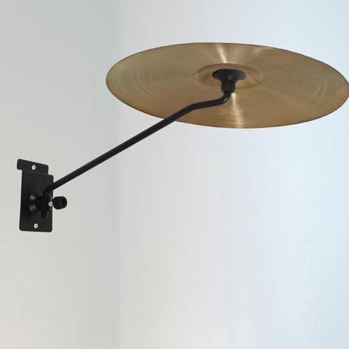 Soporte para platillos Callaron de hierro negro para exhibición y montaje en pared miniatura 7