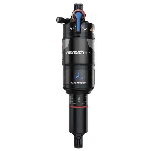 Colore: nero RockShox Monarch, Ammortizzatore Posteriore Unisex-Adulto, Nero, 18 x 5 x 8 cm
