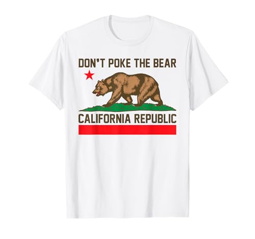 Don’t Poke The Bear California Republic California US State T-Shirt