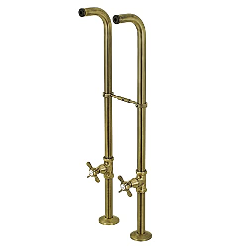 Kingston Brass Cc266S3Bex Freestanding Supply Line Package, Antique Brass #TOP17