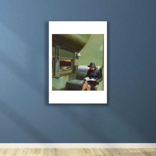 Edward Hopper Compartiment C Impression Mat Grand Format pour Salon et Bureau - 5