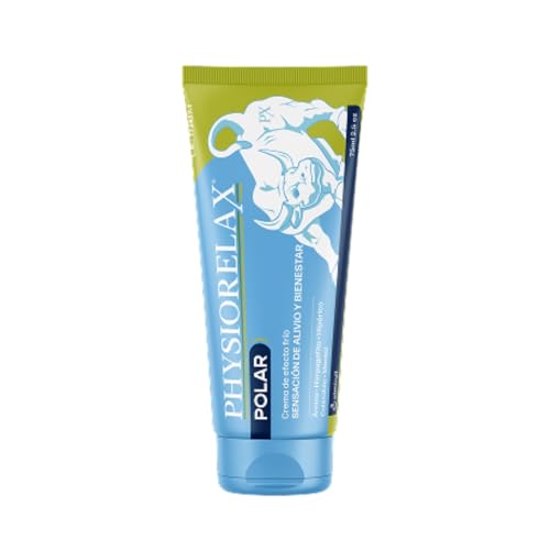 Physiorelax - Polar, Crema Apta para masaje, Efecto Frío, Con sensación Refrescante y Relajante, Contribuye al Descanso tras la Actividad Física Cotidiana, Ingredientes Naturales - 75 ml