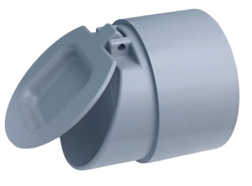 Image of ESEKSAFAR 1pc Drain Pipe cap /PVC Backflow valve Mosquito Tank Pvc Pipe Flap Gate for Outer diameter pipe fitting (90mm PVC Backflow valve)