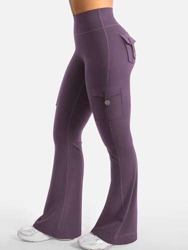 Image of YEOREO CoreFlex Women Workout Flare Leggings