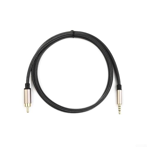 Câble coaxial numérique stéréo 3,5 mm vers SPDIF pour RCA - Câble audio coaxial pour SPDIF, TV HD et systèmes audio (2 m)
