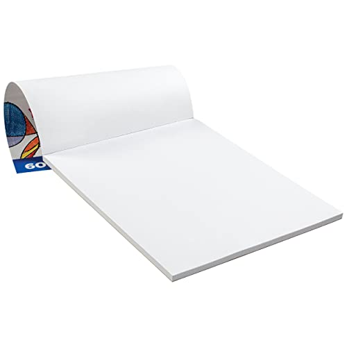 Prang (Formerly Art Street) Drawing & Color Paper Pad, White, Beginner Weight, 9\" x 12\", 60 Sheets - Thumbnail 3