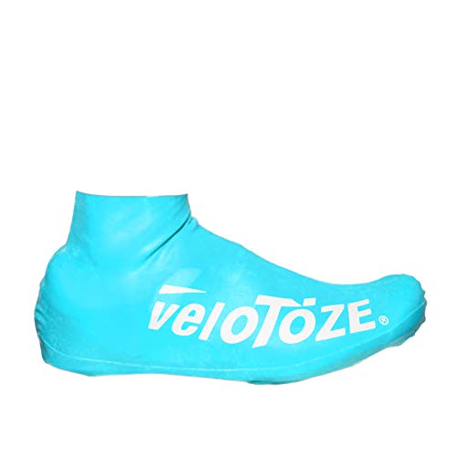 veloToze Short 2.0 Shoe Cover for Road Cycling Shoes (Blue, Large/XL (EU 43-47))