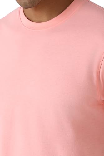 Image of Peter England Men's Cotton Regular Fit Crew Round Neck Tshirt