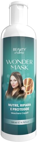 Wonder Mask Mascarilla Reparadora Profesional – Tratamiento Intensivo para Cabello Dañado y Seco | Nutrición Profunda con Ingredientes Naturales | 200 ml