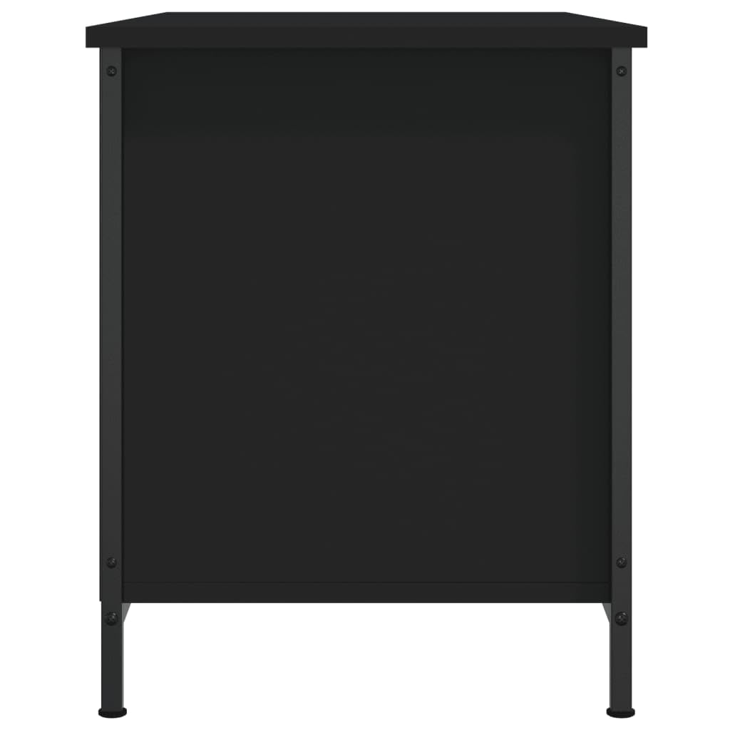 vidaXL Mobile Porta TV Nero 80x40x50 cm in Legno Multistrato