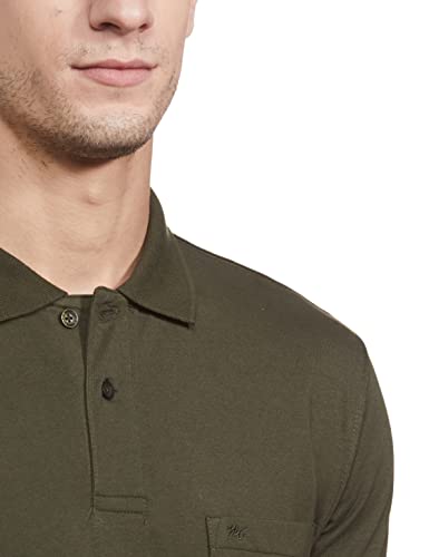 Image of Monte Carlo Mens S.Blue Plain Collar T-Shirt |22203401-167