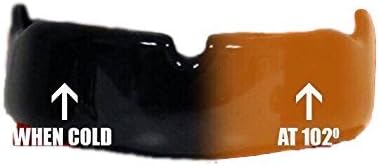 S SHURFIT MOUTHGUARDS 102 Degrees Heat Alert Mouthguard, Detecting Dehydration for MMA, Boxing, & Other Contact Sports - Ages 15+ - Made in USA