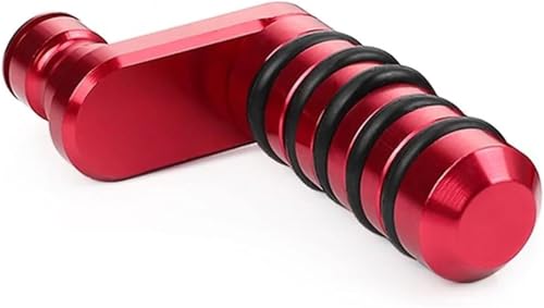 Motorrad-Fußstütze Fußrasten für Aprilia Für Dorsoduro 750 900 Für Caponord 1200(Rot)