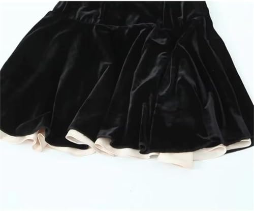 Strapless Velvet A-Line Party Dress for Women Above Knee Mini Style4