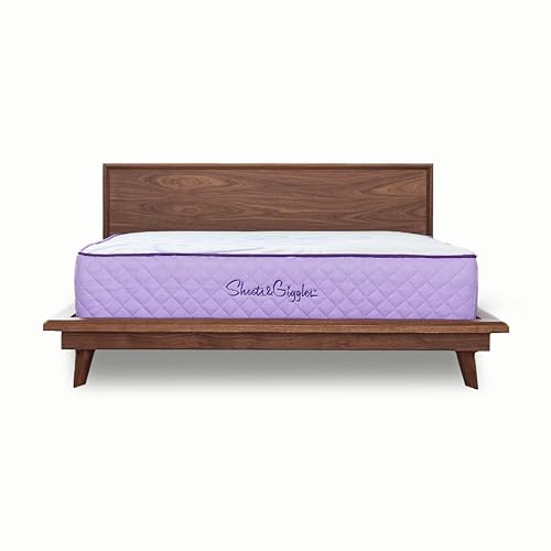 Sheets & Giggles Eucalyptus Mattress Natural Cooling Latex & Steel Coil Hybrid Bed for Back and Joint Support, 100 Night Sleep Trial, Twin XL
