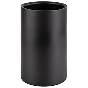 APS 36127 Doppelwandiger Flaschenkühler/Weinkühler für Flaschen mit max. Ø 10cm, schwarz/außen Ø 12 cm, H: 20 cm …