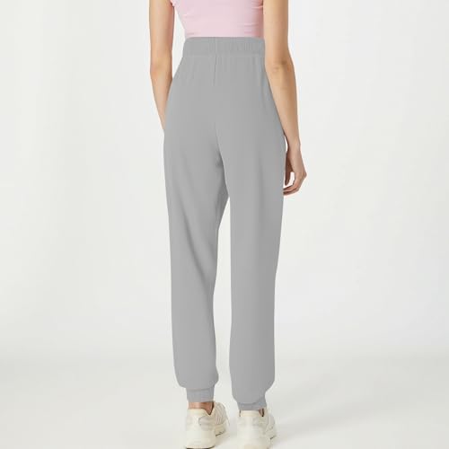 Cotton Linen Pants Women Drawstring High Waisted Tapered Joggers Pants Baggy Beach Travel Cinch Bottom Slacks Pockets3