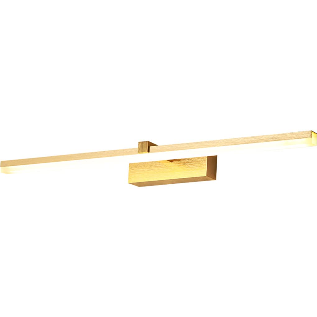 LED Moderno Luce a specchio 60 CM Lampada da bagno 12W Bianco neutro 4000K d'oro Lampada a specchio Impermeabile Luce per il trucco Bagno Armadio a specchio lampada a muro Luce dell'immagine